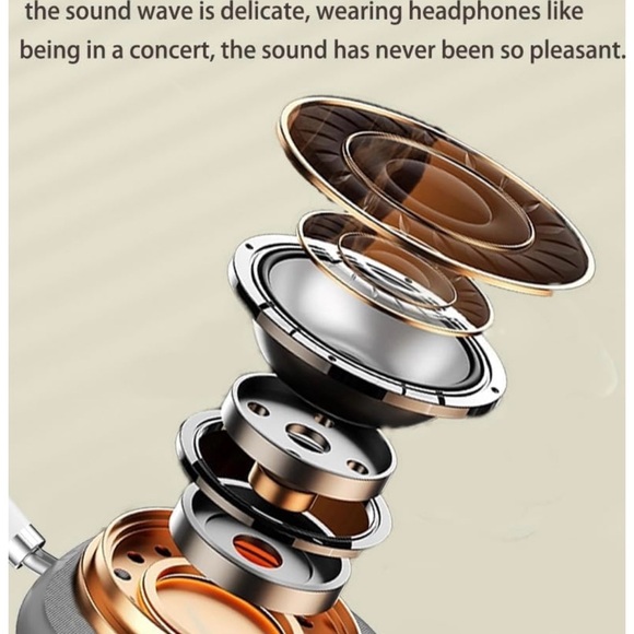 Wireless Over Ear Headphones Stereo with Deep Bass Bluetooth Headphones - Picture 2 of 9